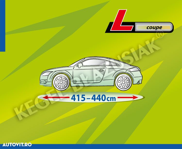 Prelata auto, husa exterioara Mobile Garage L Coupe lungime 415-440 cm - 2