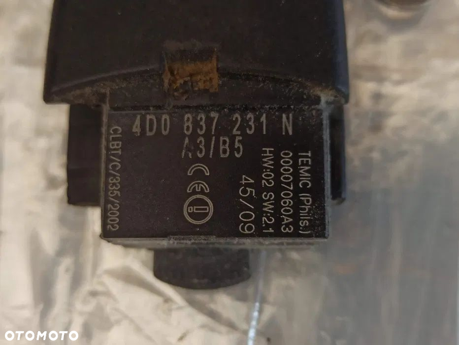KLUCZYK PILOT SCYZORYK AUDI A6 C5 TT A4 B5 A8 4D0837231N - 2