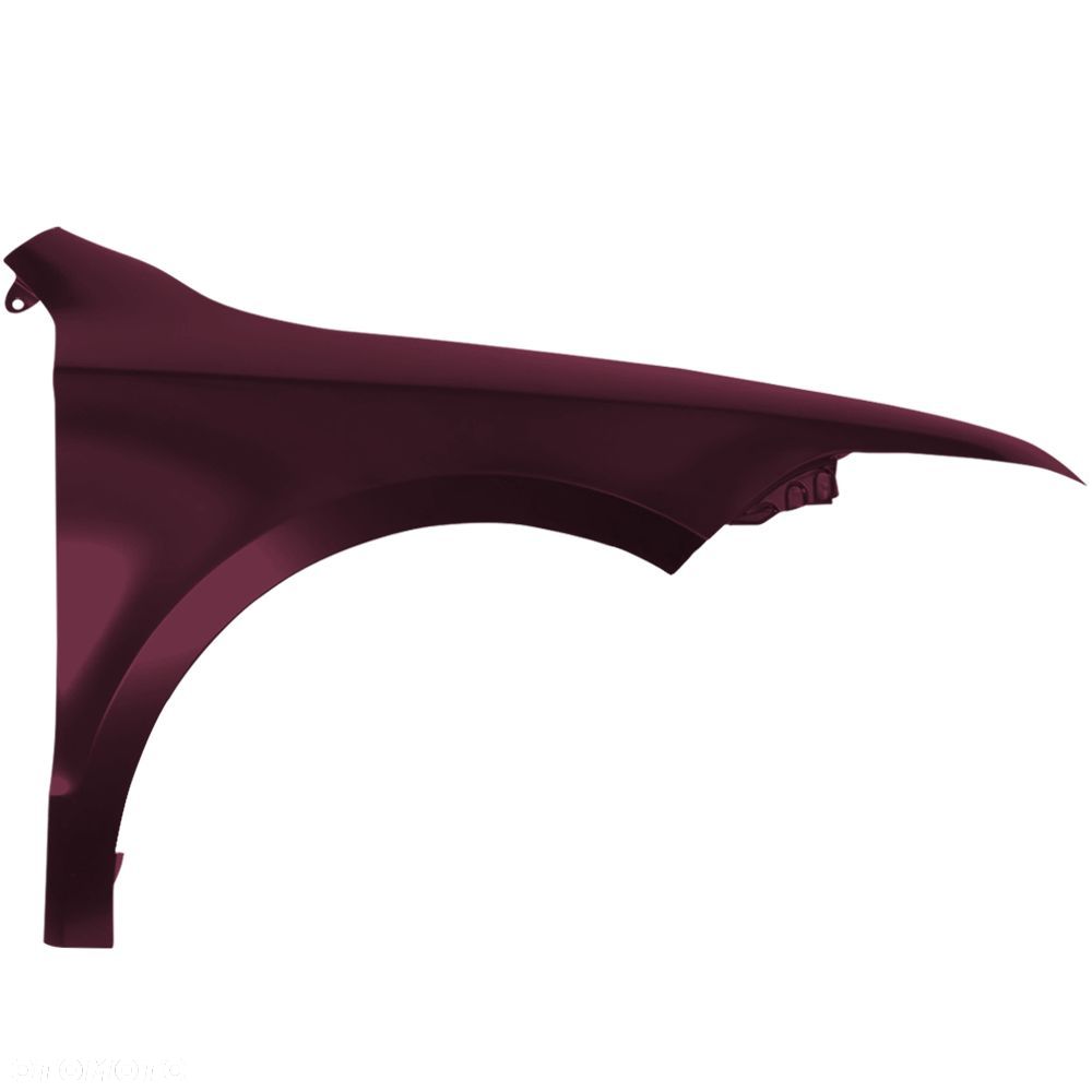 BLU Błotnik SKODA SUPERB II 3T LF3X prawy czerwony 08-13 przód RotBrunello - 2