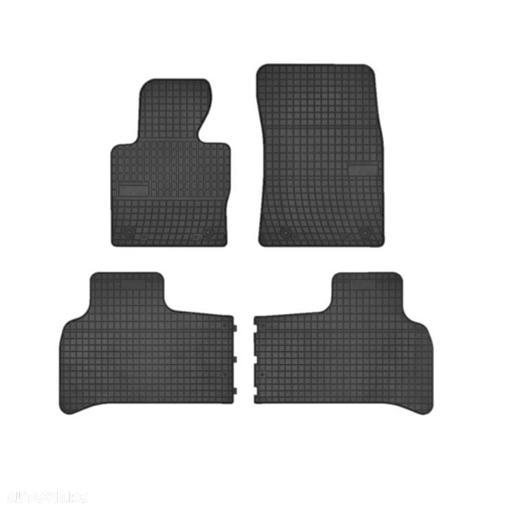 Set covorase auto din cauciuc pentru Land Rover Range Rover Vogue 2002-2012, presuri RapidAuto, Negru - 1