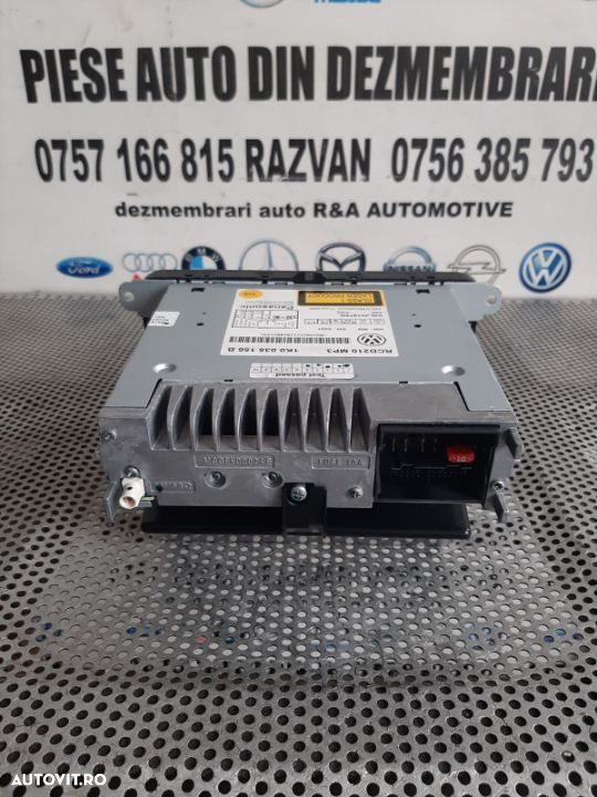 Radio Cd Mp3 Vw Golf 6 Plus Touran Caddy Etc. Dupa 2009 Aproape Nou - 3