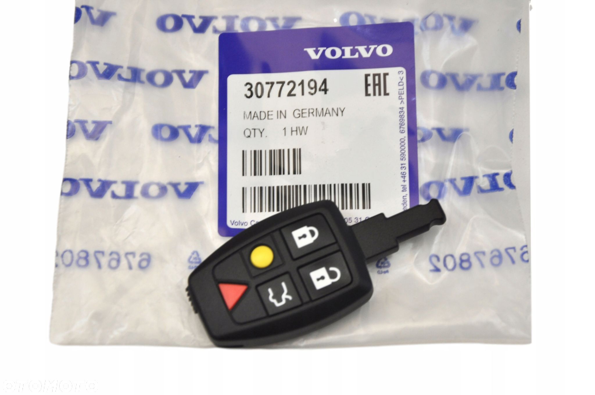 VOLVO S40 V50 kluczyk pilot do zaprogramowania OE 30772194 - 1