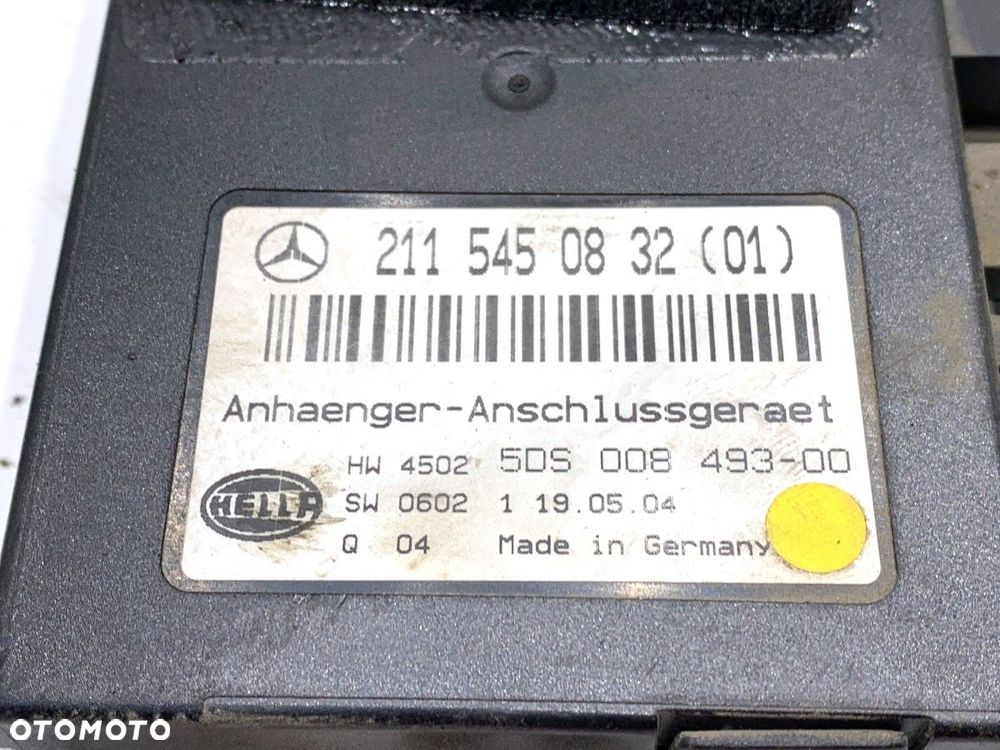 MODUŁ HAKA  MERCEDES-BENZ KLASA E T-Model (S211) 2003 - 2009 E 320 T CDI (211.226) 150 kW [204 KM] - 4