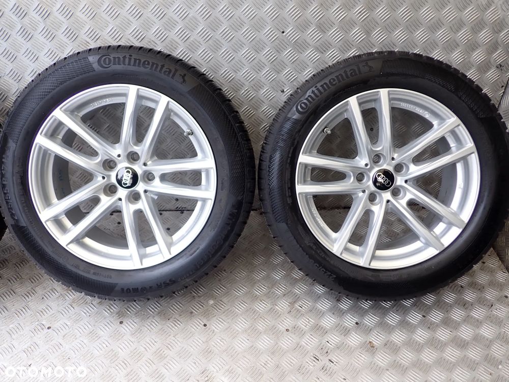 FELGI ALUMINIOWE AUDI  7,5JX17  ET 27  5X112  KBA 49510  NA OPONIE ZIMOWEJ 225/55/17 - 2