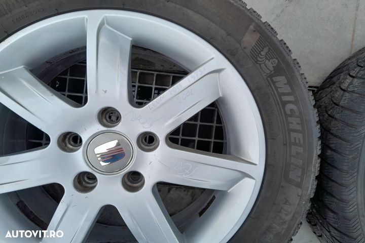 Jante aliaj cu anvelope 16 - set 205 / 55 R16 Seat Leon 2 1P [facelif - 2