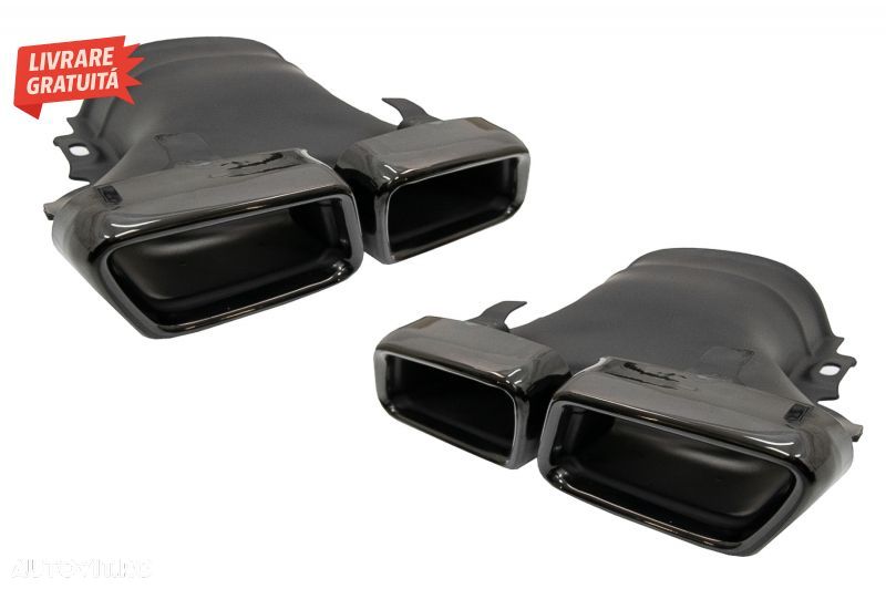 Difuzor Bara Spate cu Ornamente Evacuare Mercedes E-Class W213 (2016-2019) E63 Des- livrare gratuita - 8