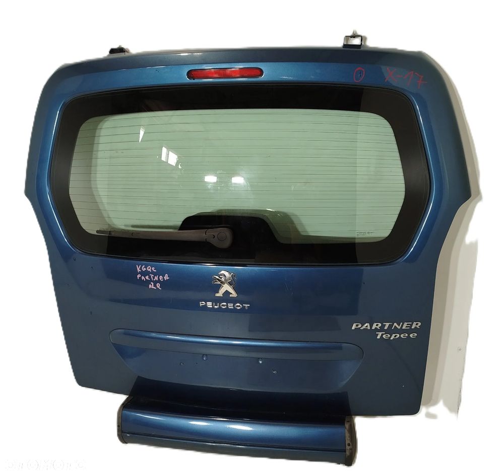 KLAPA BAGAŻNIKA TYLNA PEUGEOT PARTNER III 08-12 KGQC - 1