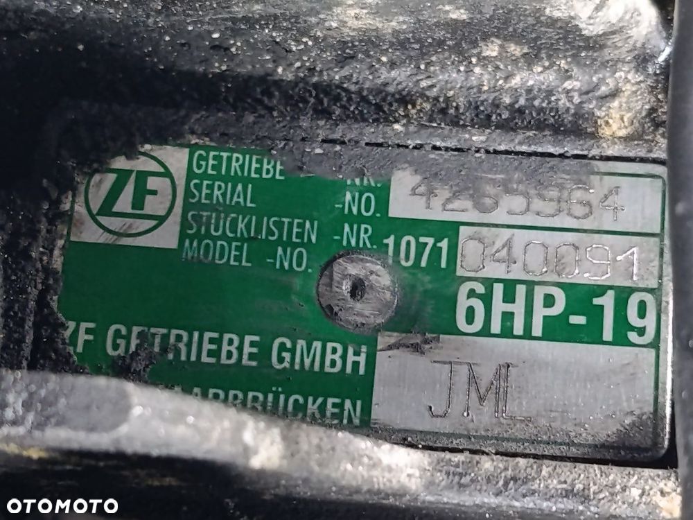 SKRZYNIA BIEGÓW AUTOMAT AUDI A6 C6 JML  6HP-19 TIR 3.0 TDI V6 - 2