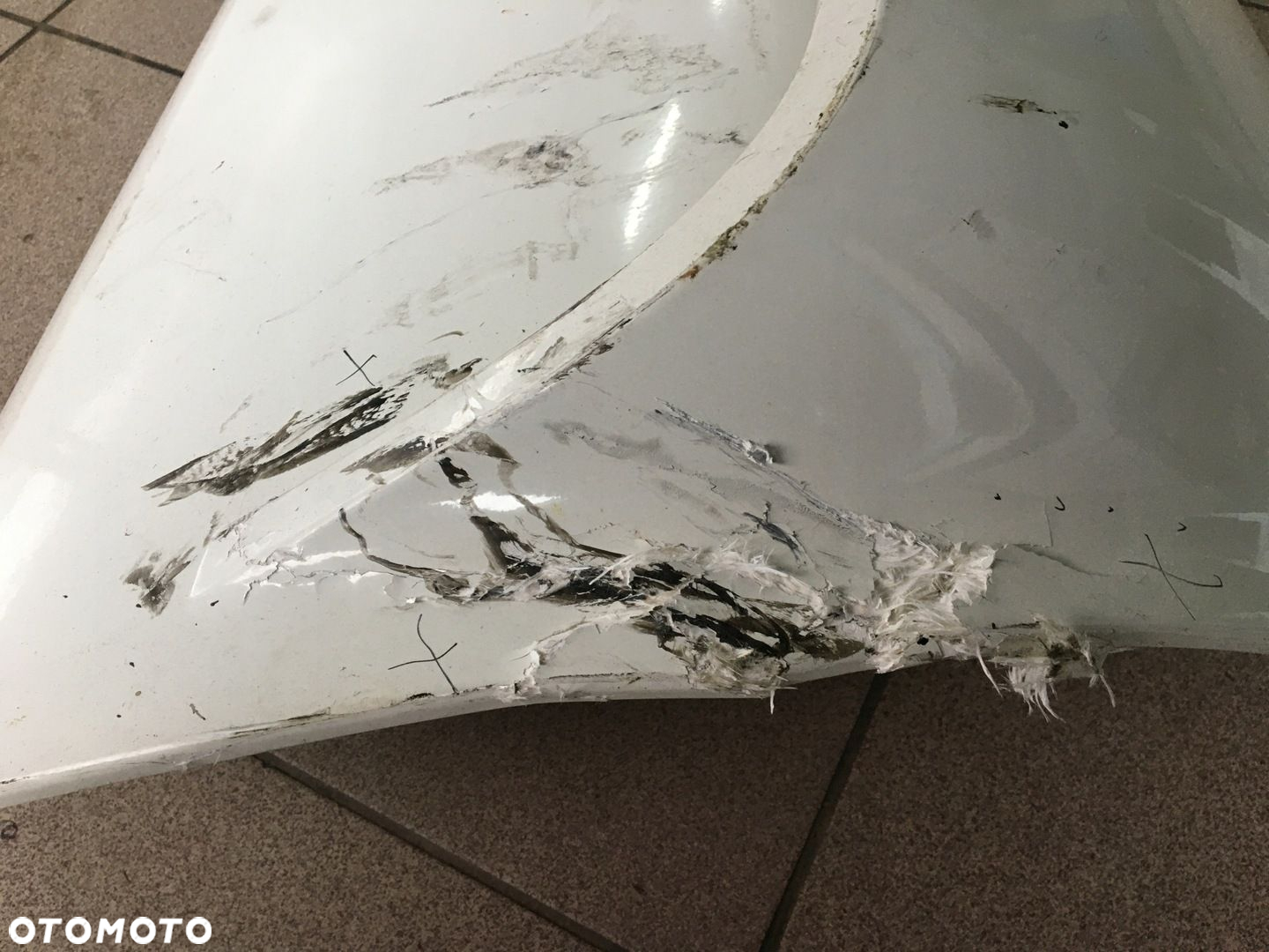 DAF XF 106 LIFT OWIEWKA KABINY NAROŻNIK SPOILER LEWY 1835763 - 2