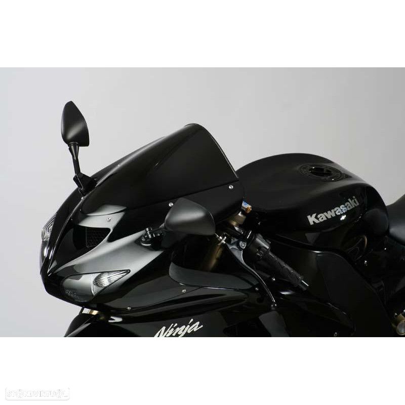 viseira mra preta original kawasaki zx-6r / zx-10r 2005 - 2008 - 1