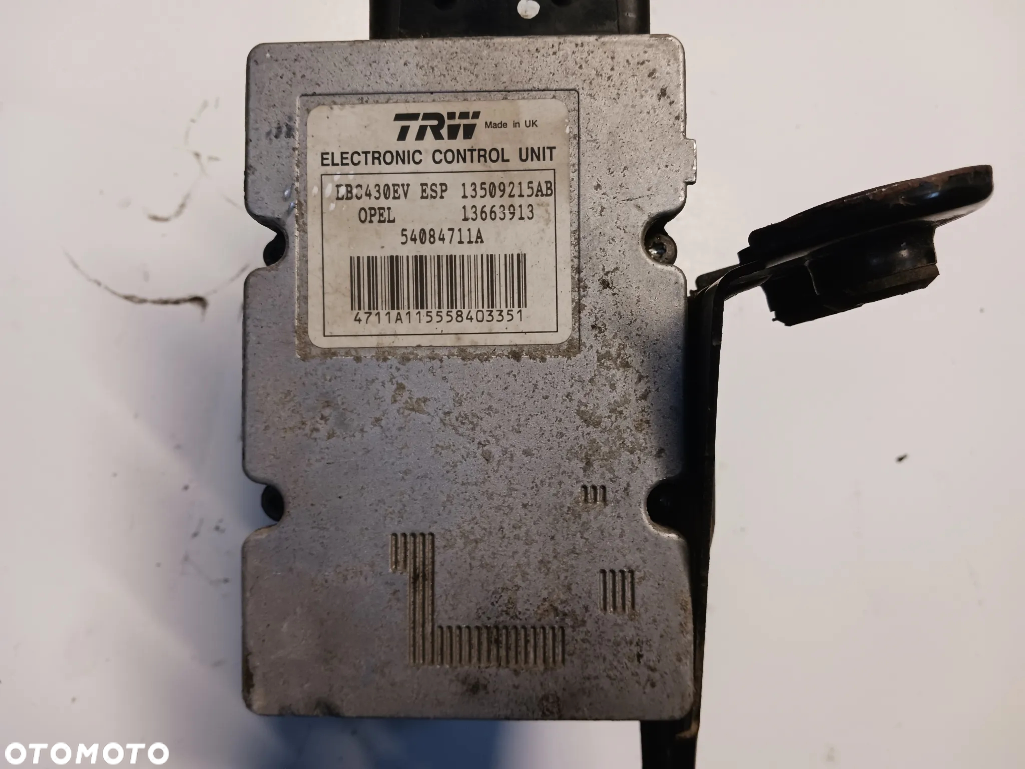 Pompa sterownik moduł ABS ESP OPEL Vectra C Signum TRW 13136694 54084711A - 2
