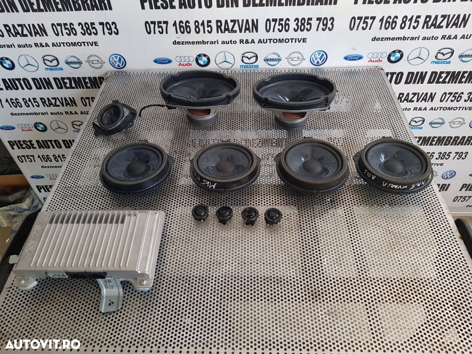 Kit Sistem Audio Boxe Statie Amplificator Complet Sony Ford Mondeo Mk5 Fusion An 2014-2021 - 2
