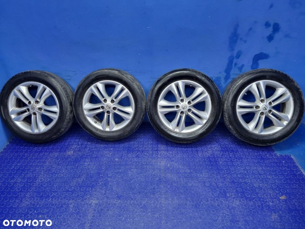 KOMPLET Felg aluminiowych NISSAN Qashqai J10 17 6,5J ET 40 5x114,3 OEM - 1