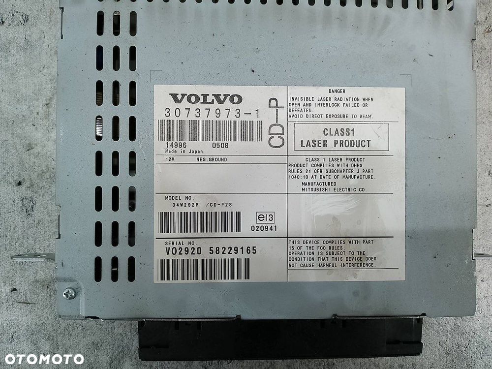 RADIO  VOLVO XC90 ( 02-14 ) 30737973-1 - 2
