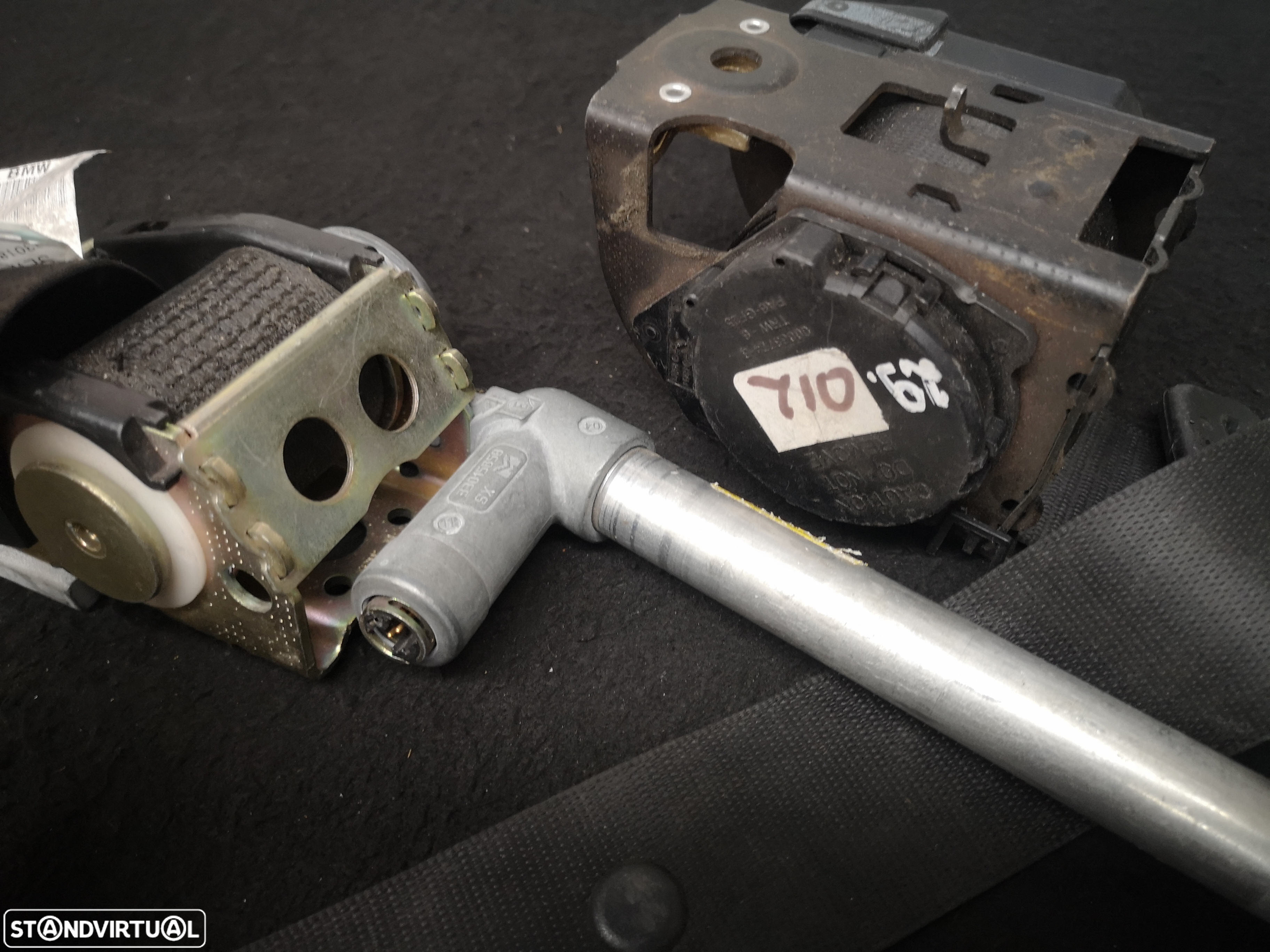 Cinto de Segurança Pre-Tensor traseira esquerda  BMW7 E65 E66 2002-2008 (3x no estoque) - 2