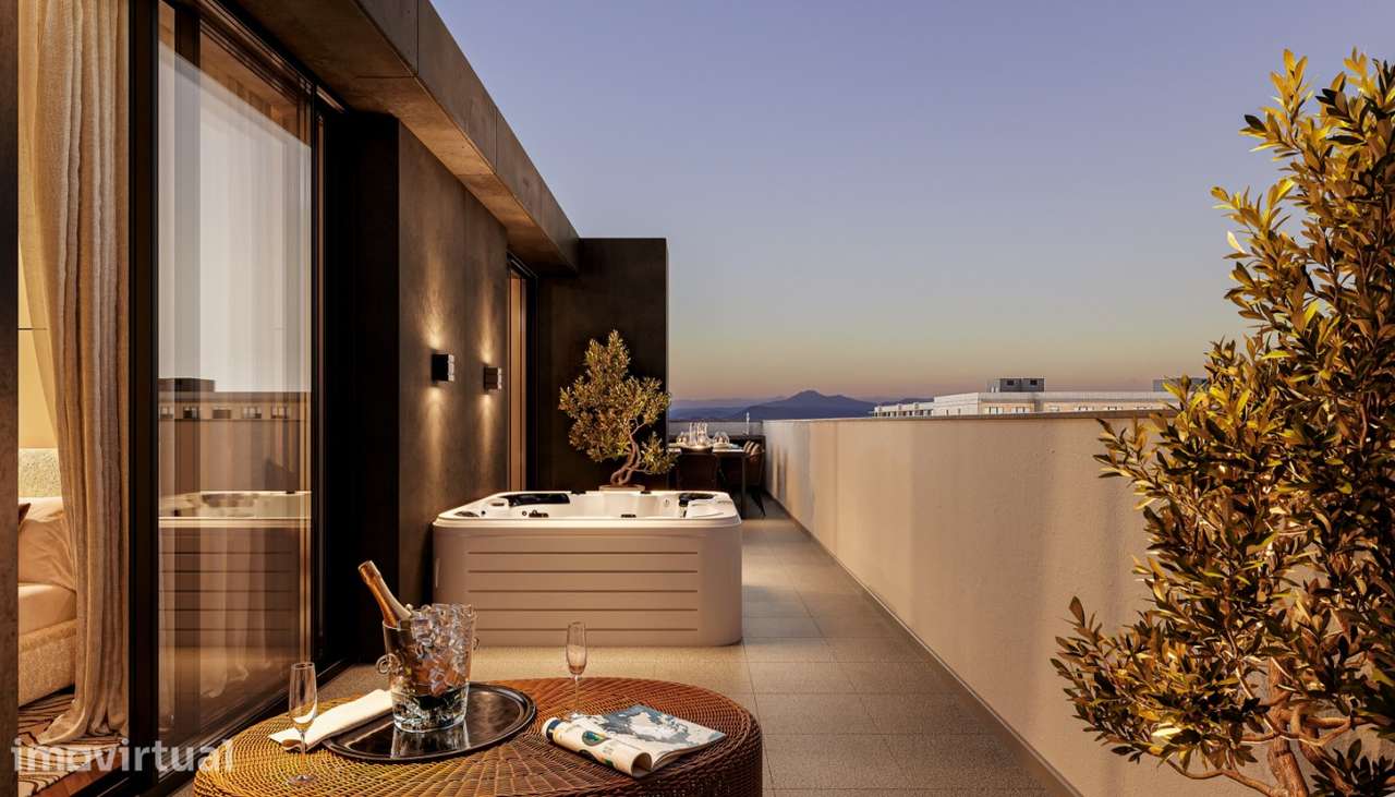 Apartamento T3 Duplex com terraço e vistas mar em Leça da Palmeira - Grande imagem: 2/10