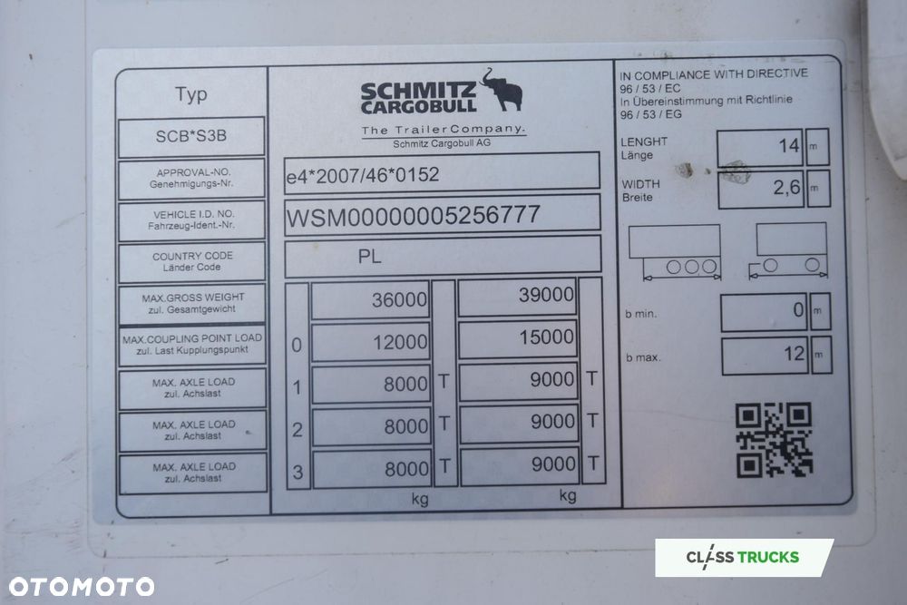 Schmitz Cargobull SKO FP 60 ThermoKing SLXi 300 - 15