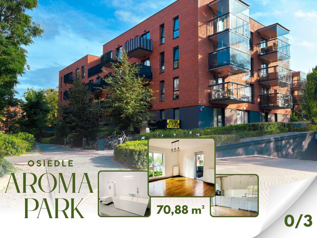3-pokojowe mieszkanie Warszawa, Białołęka, AROMA PARK-Park Henrykowski