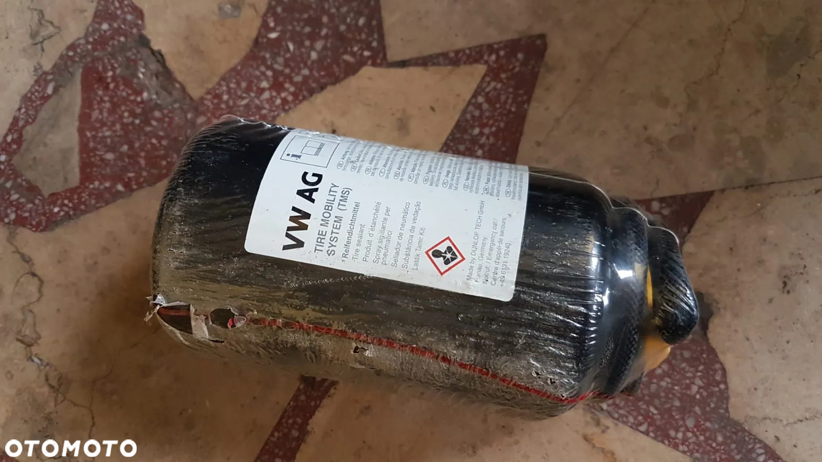AUDI A3 S3 TT A7 A6 A4 KOMPRESOR POMPKA ZESTAW NAPRAWCZY SRODEK DO USZCZELNIANIA OPON 620 ml - 2