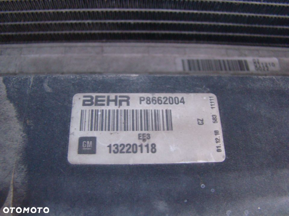 Opel Insignia 2,8T komplet chłodnic chłodnica intercooler wentylatory - 9