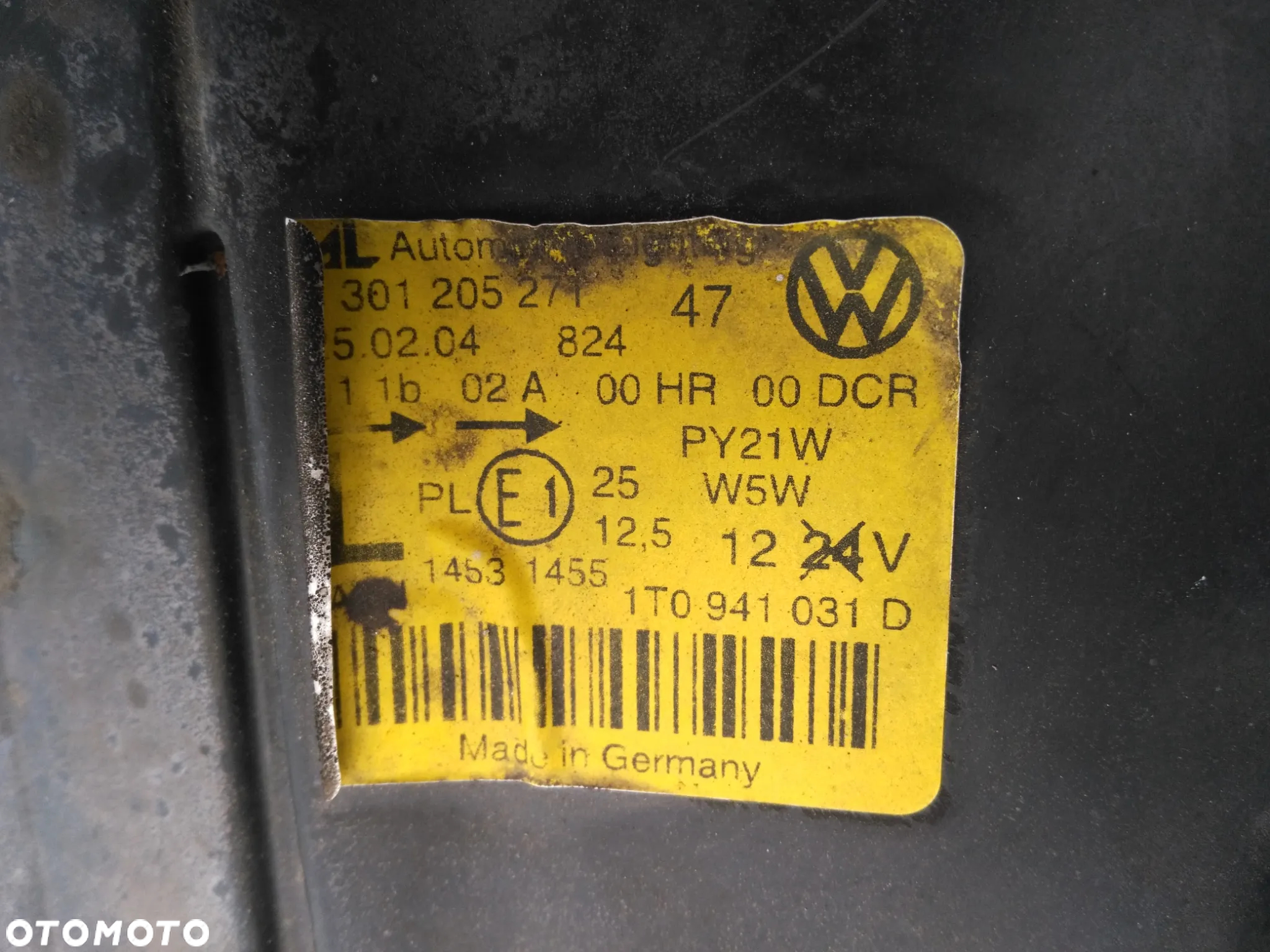 lampy przód vw touran xenon - 7