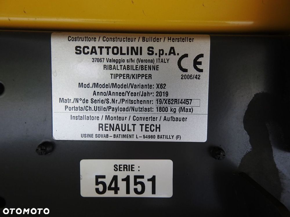 Renault MASTER WYWROTKA TEMPOMAT NAWIGACJA KLIMATYZACJA LEDY BLIŹNIACZE KOŁA KONTROLA WAGI 145KM - 27