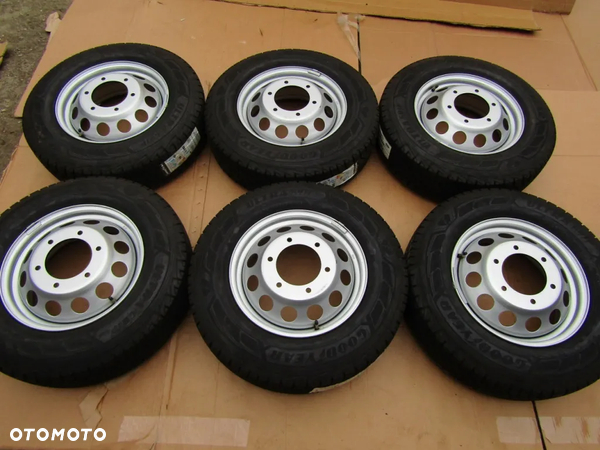6x Felga Felgi Koła 16 Ford Transit Bliźniak 6j 6x180 ET109,5 + Opony 205/75 16C 16 C