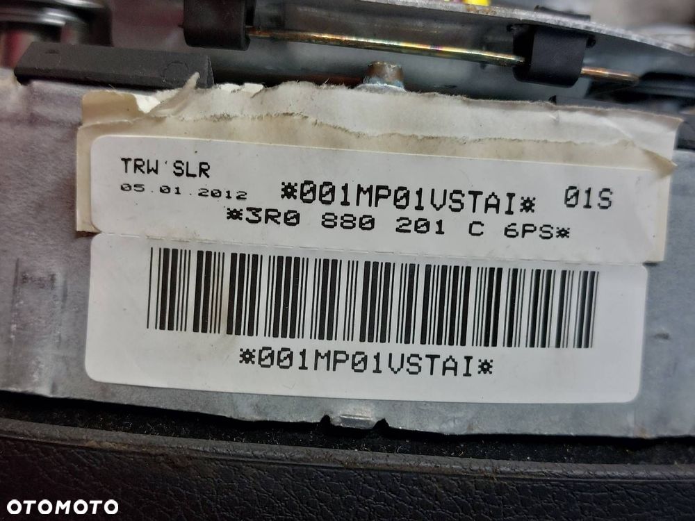 ZESTAW AIRBAG KOKPIT DESKA MODUŁ PODUSZKI PASY SEAT EXEO I 3R0880201C - 8