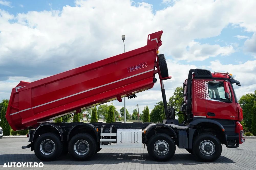 Mercedes-Benz AROCS 4145 / 8x8 / BASCULATOR SPATE / SKIBICKI / EURO 6 - 7