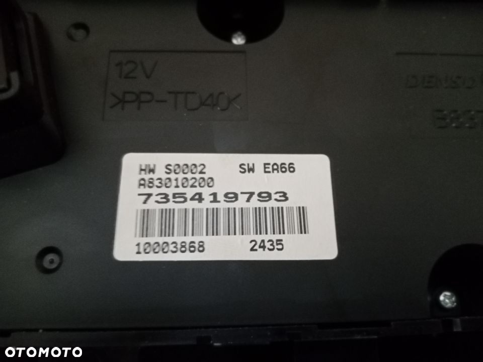Panel klimatyzacji nawiewu Fiat Grande Punto 735419793 - 6