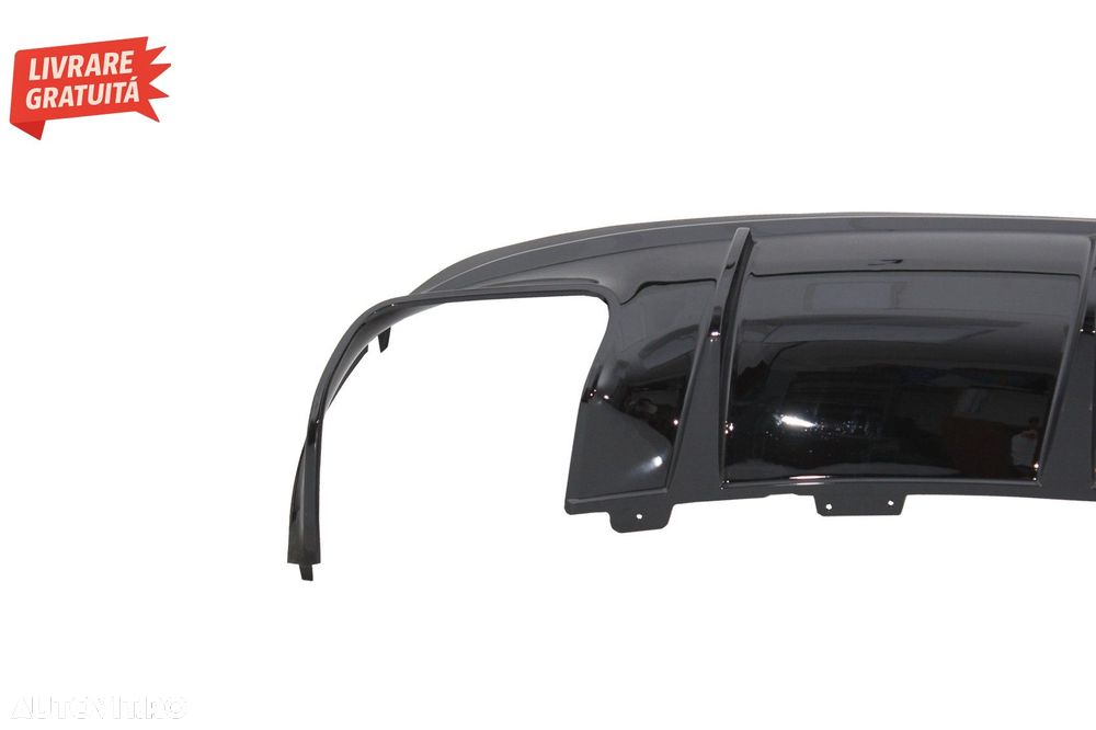 Difuzor Bara Spate Mercedes CLA W117 X117 (2013-2018) Facelift CLA45 Look- livrare gratuita - 4