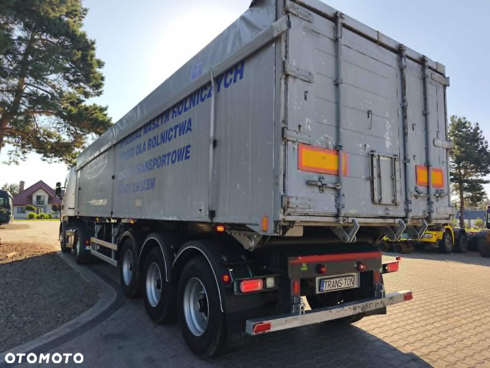 Zaslaw wywrotka 45m3 góra aluminiowa, rama stalowa, Osie Bpw, hamulce bebnowe, os podnoszona - 2