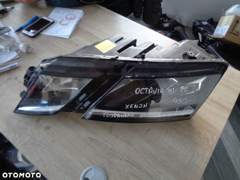 SKODA OCTAVIA III LIFT LAMPA LEWY PRZÓD XENON EUROPA 5E941015D - 1