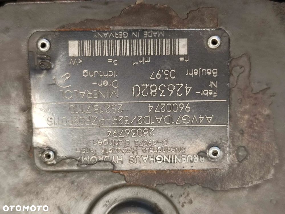 Pompa jazdy  Zettelmeyer ZL602 (4263820) - 11
