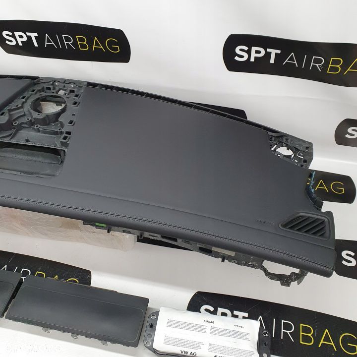 PORSCHE PANAMERA 971 DESKA ROZDZIELCZA KONSOLA KOKPIT PULPIT PODUSZKI AIRBAG AIR BAG PASY KIT SET - 4