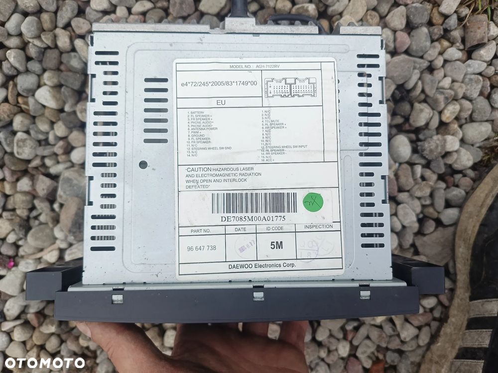 RADIO FABRYCZNE CD CHEVROLET EPICA 96647738 - 2