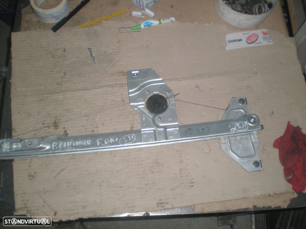 Elevador Sem Motor 9632946580 PEUGEOT PARTNER 2009 5P FD - 1