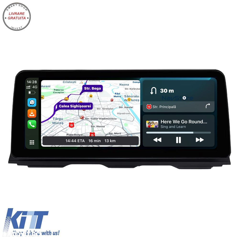 Navigatie Dedicata BMW Seria 3 E90 E91, Seria 5 E60 E61 (2004-2013), 12.3 Inch, 8G- livrare gratuita - 1