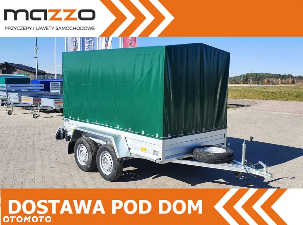 Rydwan Dostawa przyczepa spawana 265x145x150cm stelaż i plandeka DMC750kg MOCNA I SOLIDNA - 2