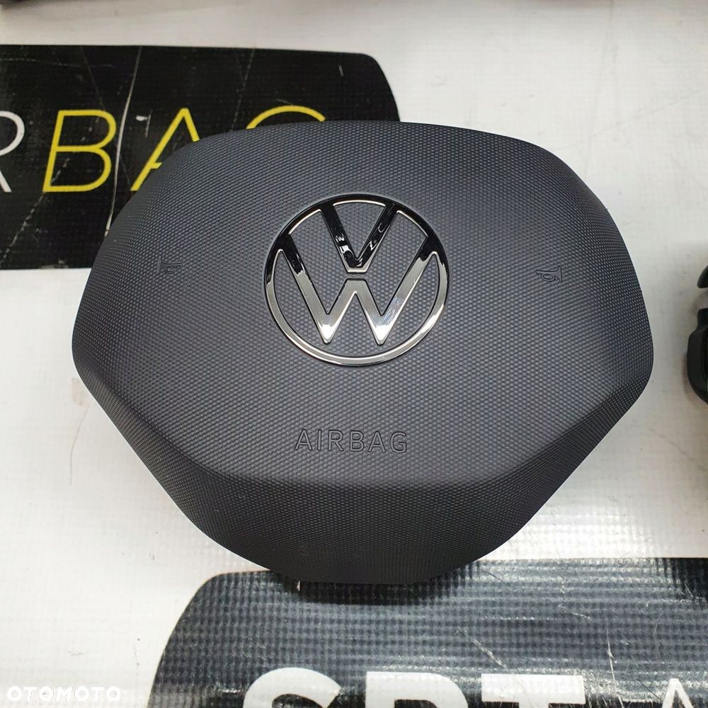 VW CADDY 2K7 DESKA ROZDZIELCZA KONSOLA KOKPIT PULPIT PODUSZKI AIRBAG AIR BAG PASY KURTYNY KIT SET - 8