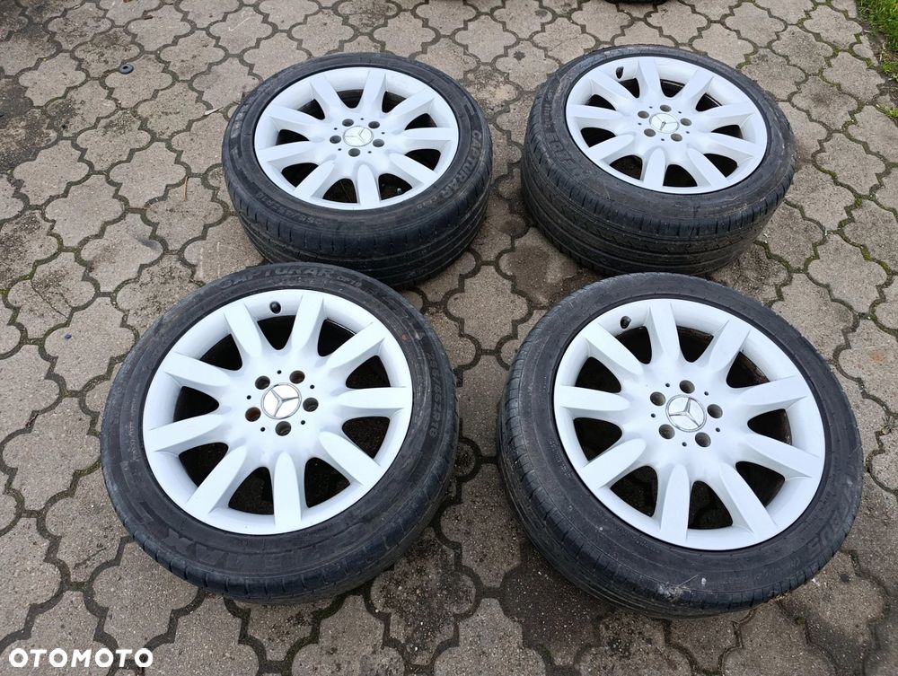 W221 felga aluminiowa felgi 18'' opona opony 255-45-18 6mm 18r komplet S klasa Mercedes - 4