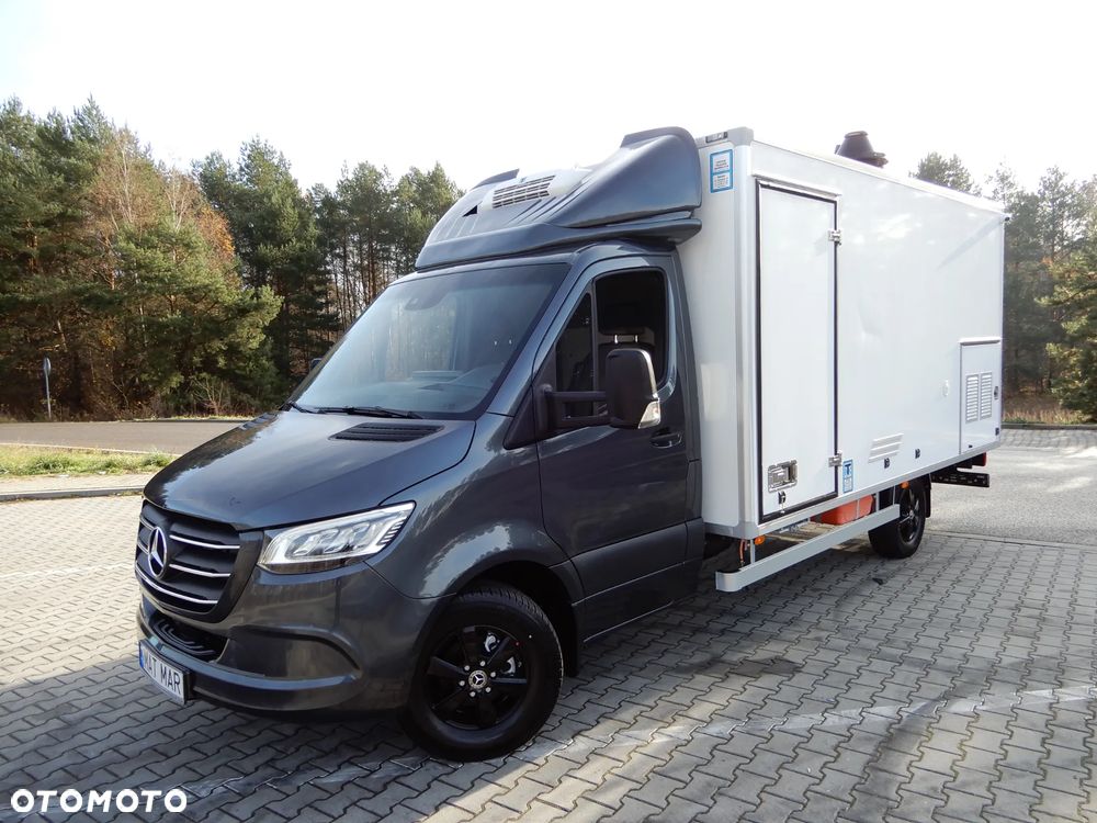 Mercedes-Benz Sprinter 319 CDI V6 3.0 CDI 190 KM Automat 7G-Tronic Auto-Sklep Food Truck Bar Smażalnia Izoterma Chłodnia Mrożnia Agregat Thermo King Zasilany Na Postoju V230 STAN NOWY JEDYNY TAKI POLECAM - 7