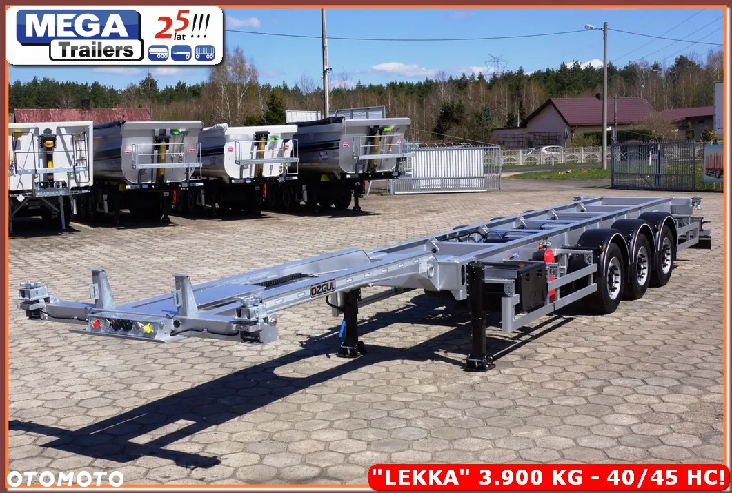 Inny Podwozie LIGHT 3.900 kg - kontenery 40/45 Ft (HC) z ADR EX3 !!! - 4