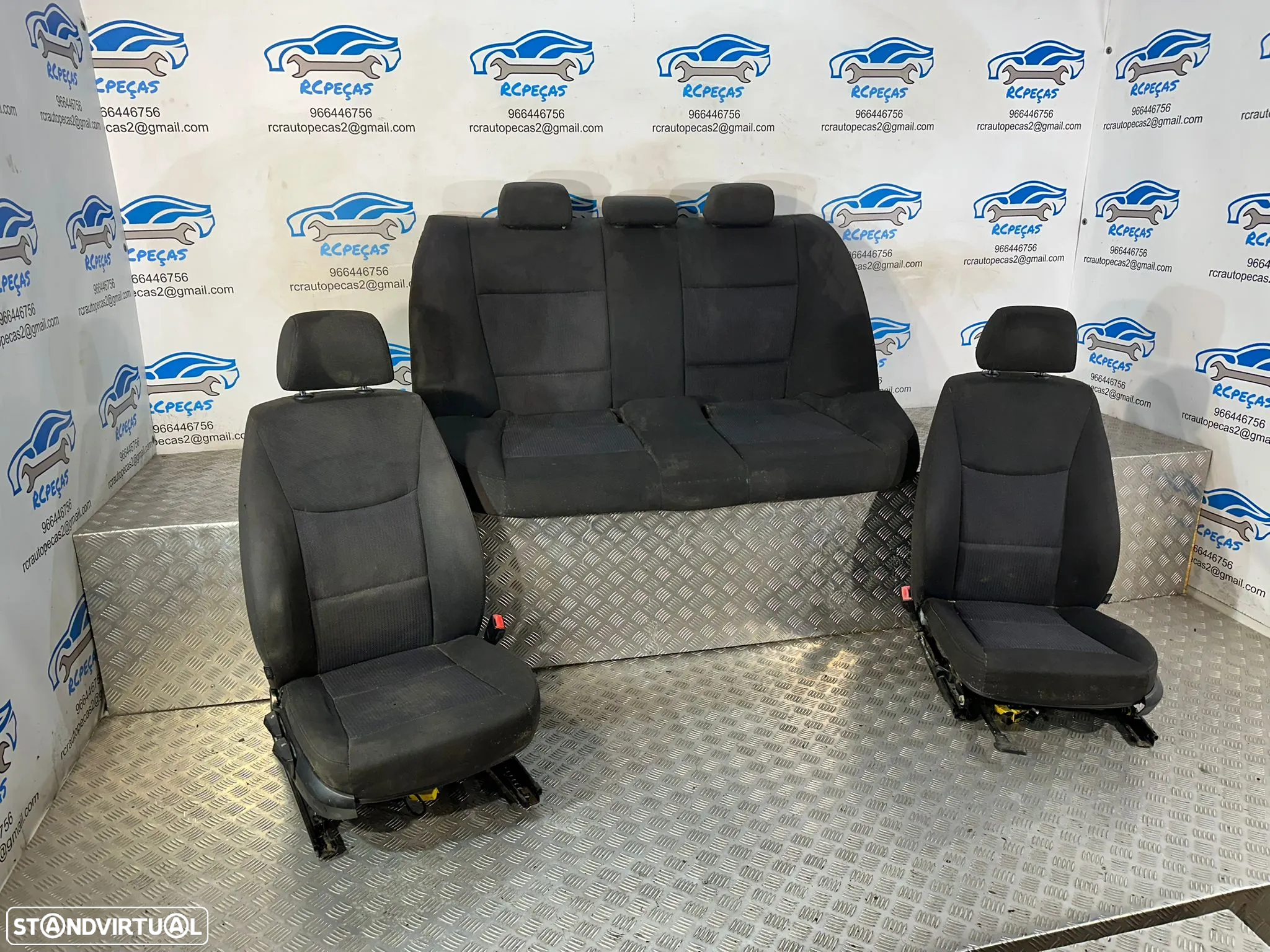 Conjunto Bancos Frente Frontal Tras Traseiros BMW Serie 3 E90 Sedan 2005 - 2011 - 3