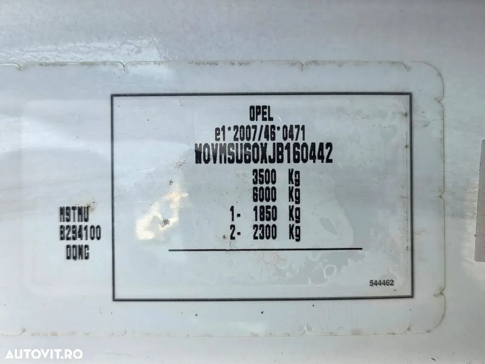 Opel Movano Doka 7Locuri+Bena - 30