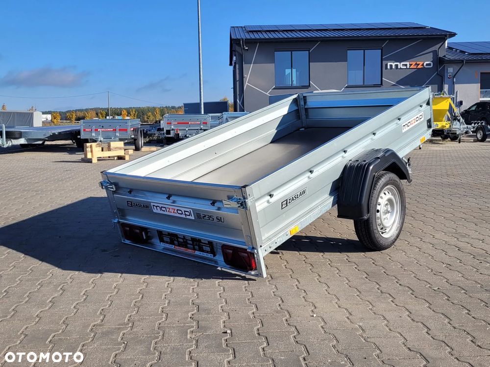 Zaslaw Dostawa Przyczepka uchylna DMC750kg 235x132x35cm SOLIDNA I MOCNA! HIT! - 2