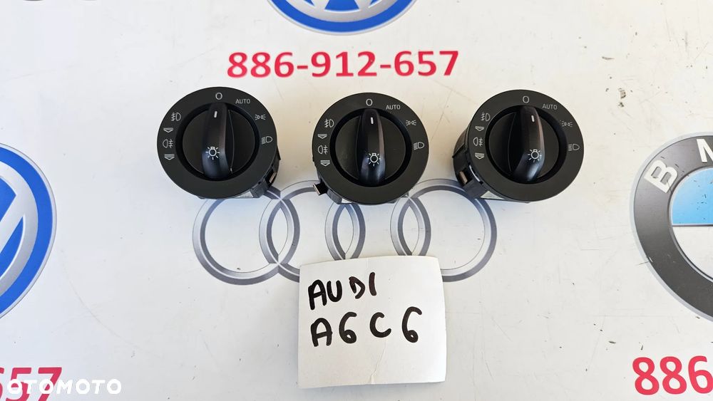 Audi A6 C6 Q7 4L Włącznik Świateł Panel Przełącznik 4F1941531D - 1