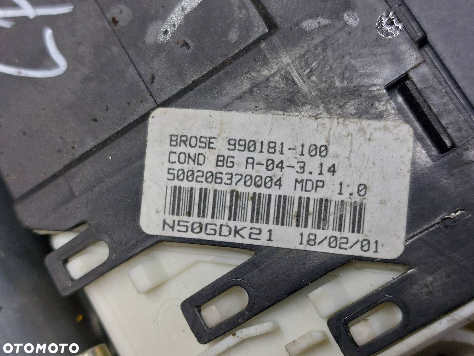 MECHANIZM PODNOŚNIK SZYBY LEWY PRZÓD ELEKTRYCZNY CITROEN C5 I - 3