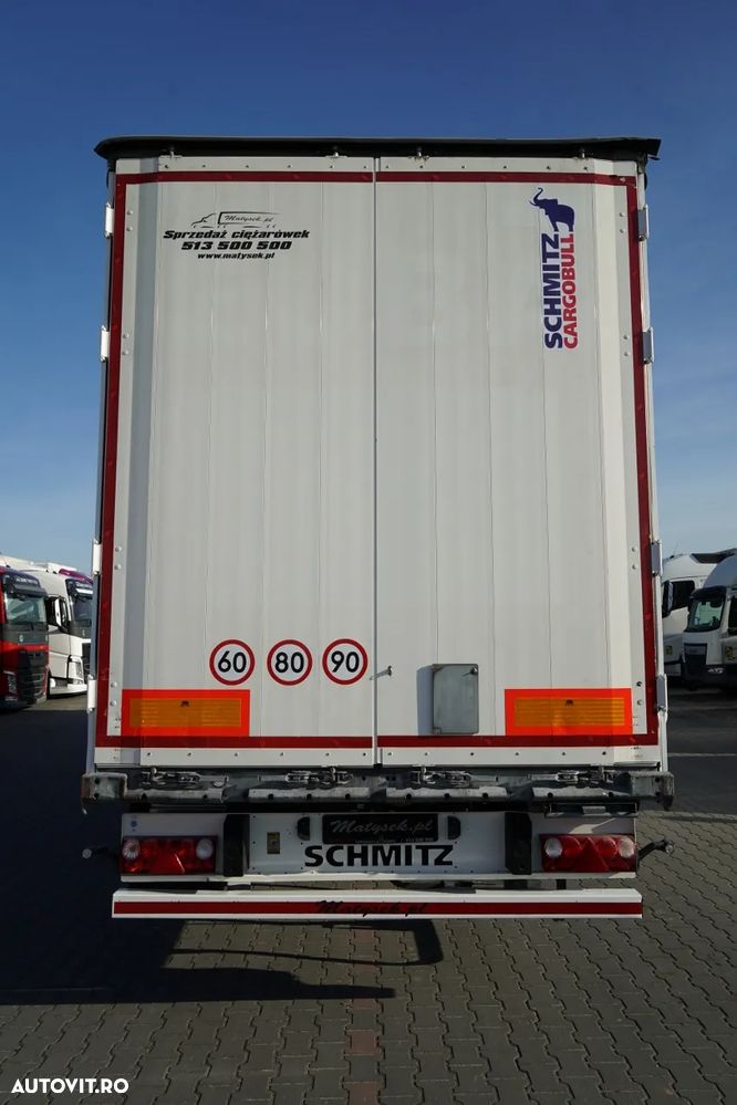 Schmitz Cargobull CORTINĂ / JOLODA / REMORCA RODA / VARIOS / 385/55 R22.5 / ACOPERIȘ CULISANT - 12
