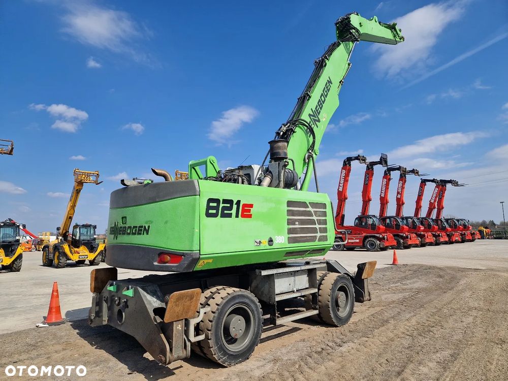 Sennebogen 821E jak FUCHS CAT M500 - 4